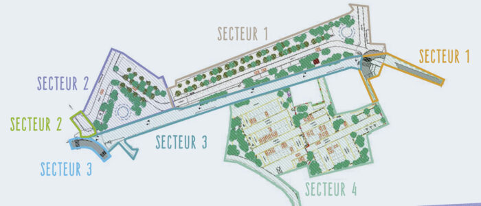 Carte phasage aménagement centre-ville