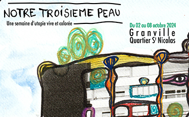 Déambulation théâtrale et mapping "Notre Troisième peau"