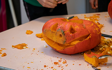 Citrouille halloween animations accueil de loisirs château bonheur