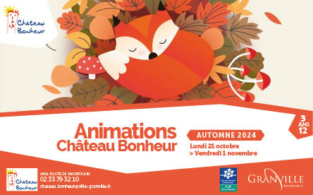 Le programme des vacances d’automne 2024 de Château Bonheur