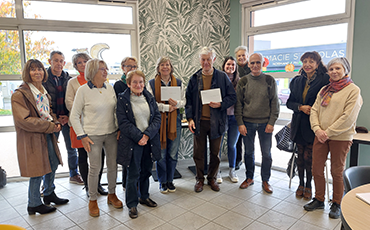 Loto solidaire remise chèque associations novembre 2024 Granville Normandie