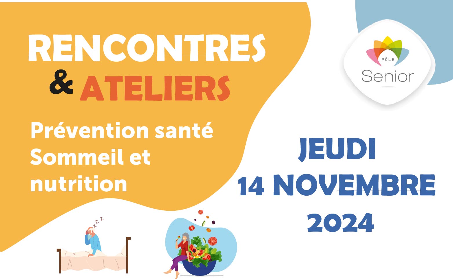 Conférence sommeil et nutrition 14 novembre 2024 Granville