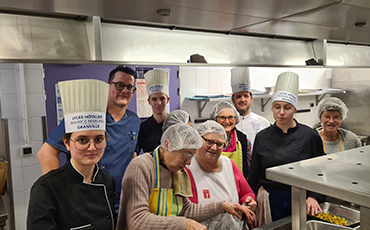 Atelier cuisine pole senior lycée Maurice Marland février 2025 Granville