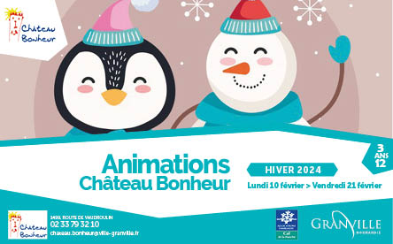 Programme des vacances d'hiver de Château Bonheur