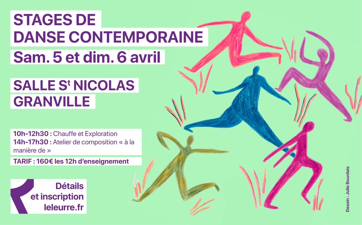 Stage de danse contemporaine avec Le Leurre