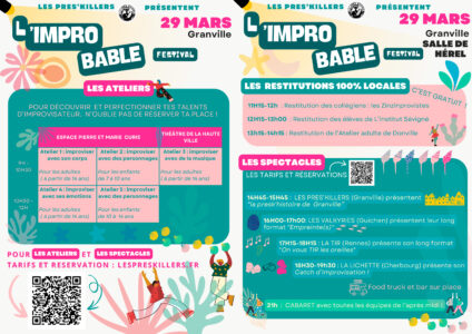 Affiche festival d'improvisation 2025